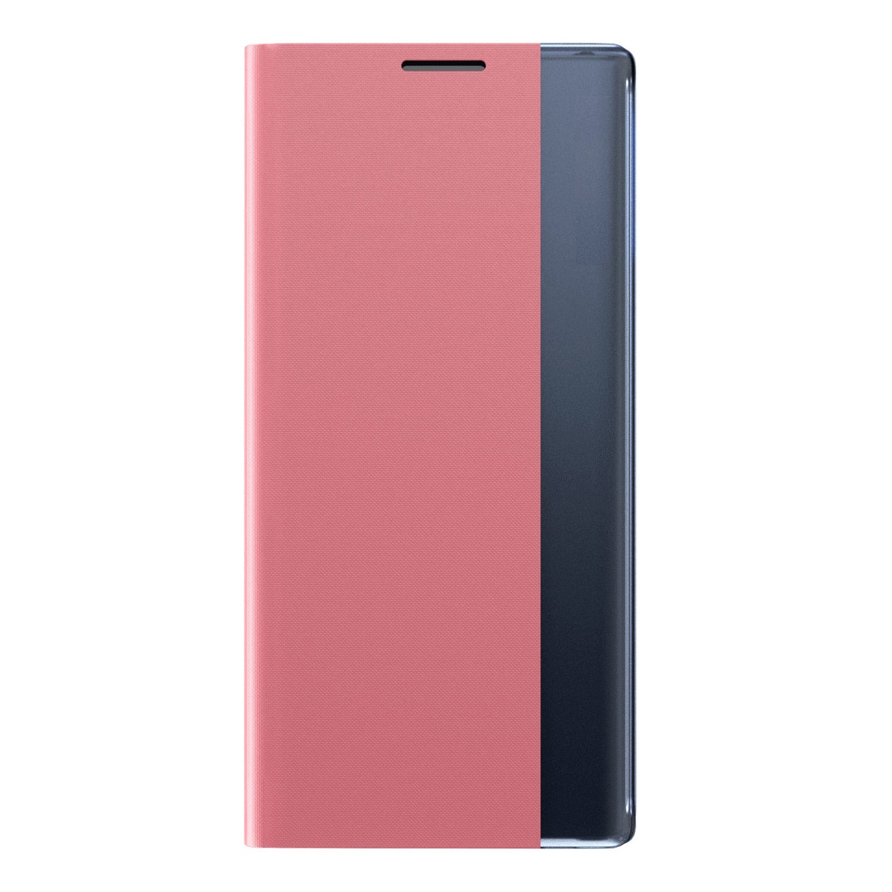 Sleep Case Bookcase Type Case med smart vindue til iPhone 13 Pro pink