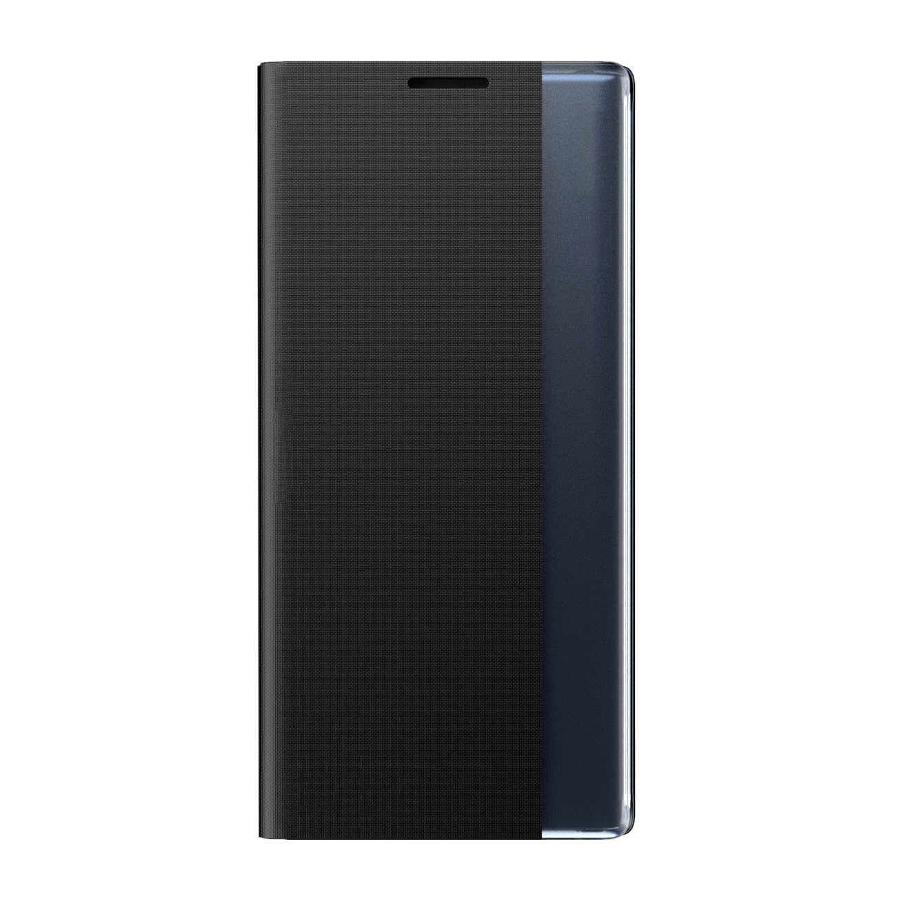 Sleep Case Bookcase Type Case med smart vindue til iPhone 13 mini sort