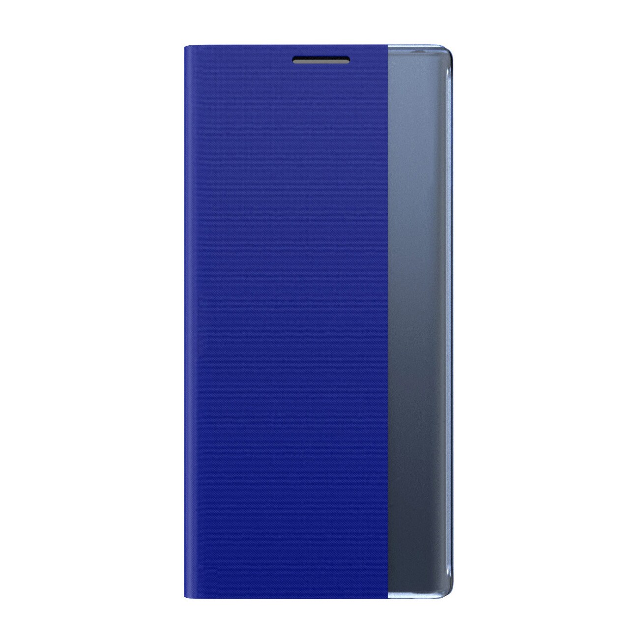 Sleep Case Bookcase Type Case med smart vindue til iPhone 13 mini blå