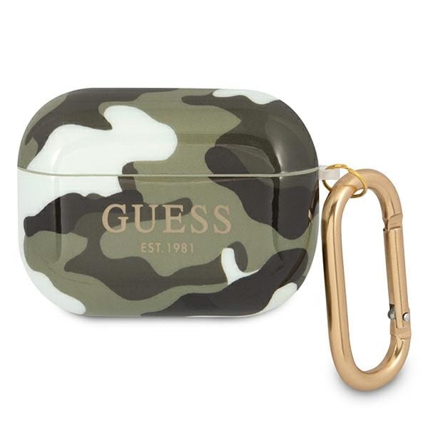 Guess GUAPUCAMA AirPods Pro-cover grøn/khaki Camo Collection