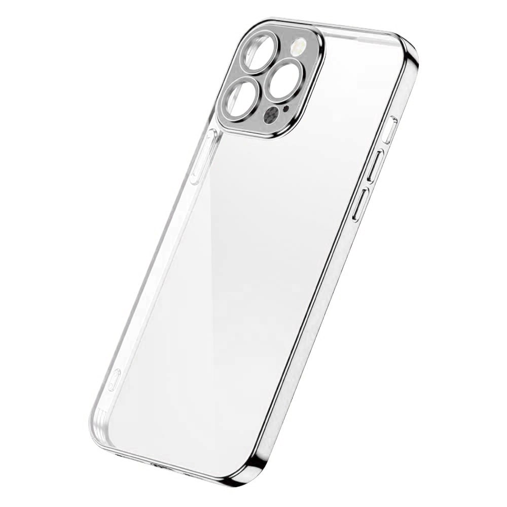 Joyroom Chery spejlcover til iPhone 13 Pro metallisk ramme sølv (JR-BP908 sølv)
