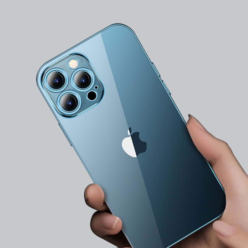 Joyroom Chery spejlcover til iPhone 13 Pro metallisk ramme sølv (JR-BP908 sølv)
