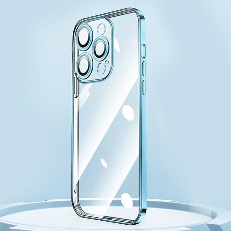 Joyroom Chery spejlcover til iPhone 13 Pro metallisk ramme sølv (JR-BP908 sølv)