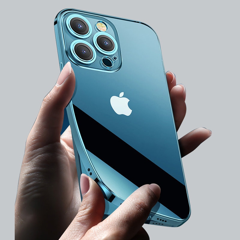 Joyroom Chery spejlcover til iPhone 13 Pro metallisk ramme sølv (JR-BP908 sølv)