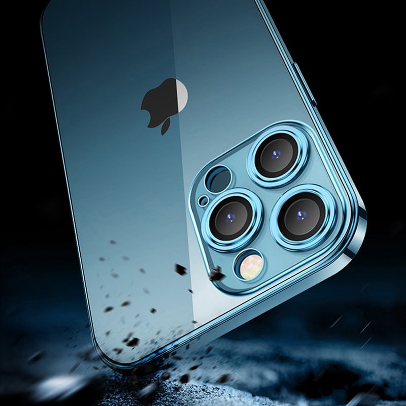 Joyroom Chery spejlcover til iPhone 13 Pro metallisk ramme sølv (JR-BP908 sølv)