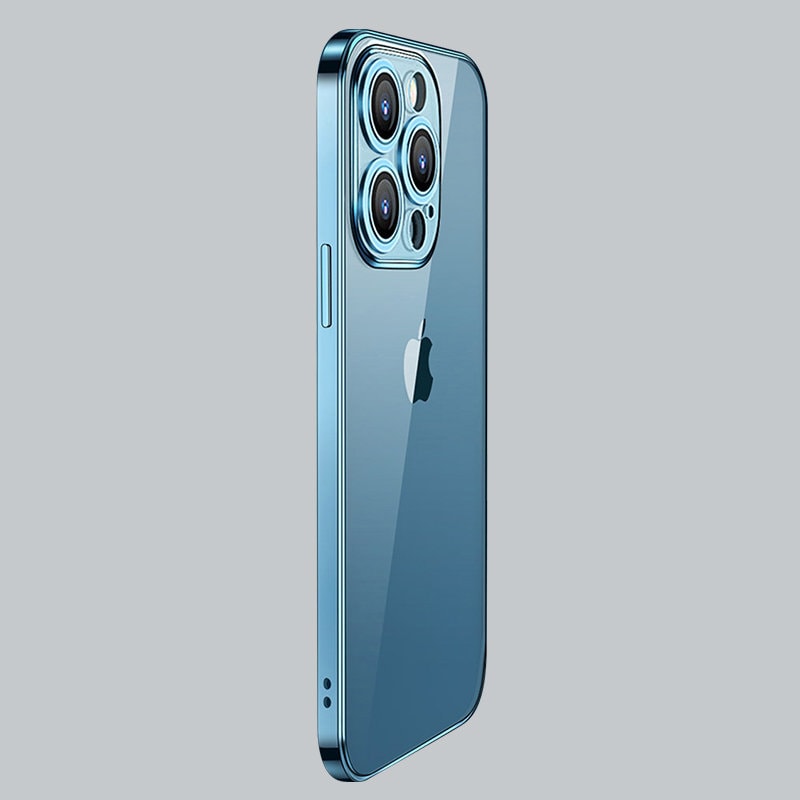 Joyroom Chery spejlcover til iPhone 13 Pro metallisk ramme sølv (JR-BP908 sølv)
