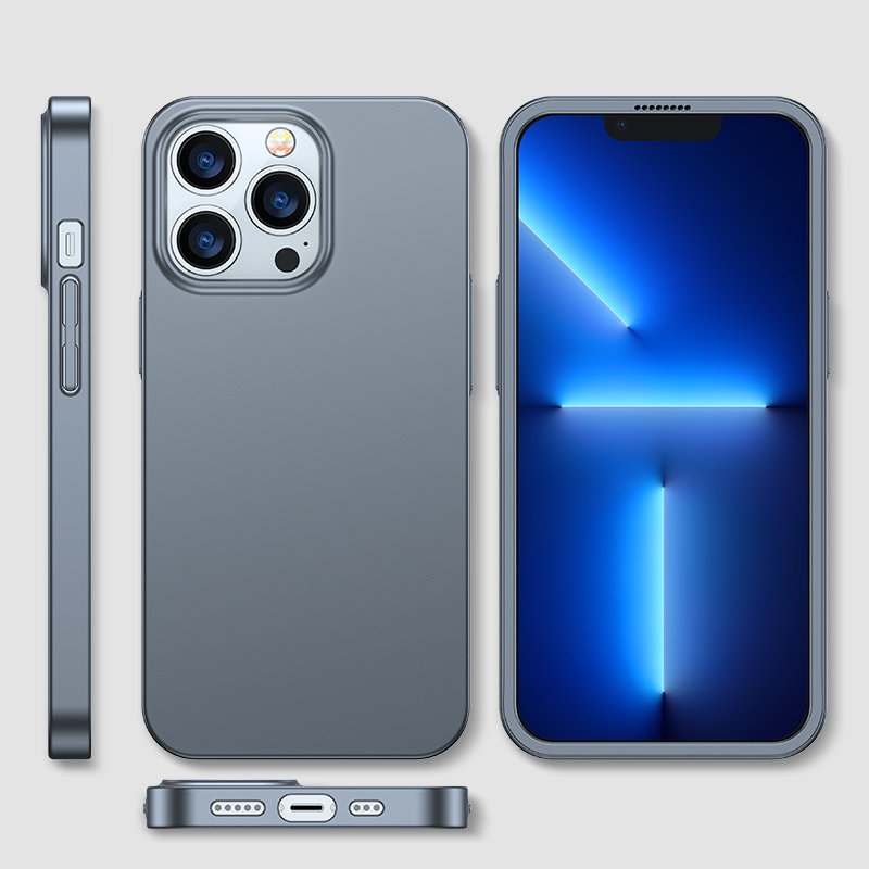 Joyroom 360 Full Case og skærmbeskytter til iPhone 13 Pro Max, grå (JR-BP928 tranish)