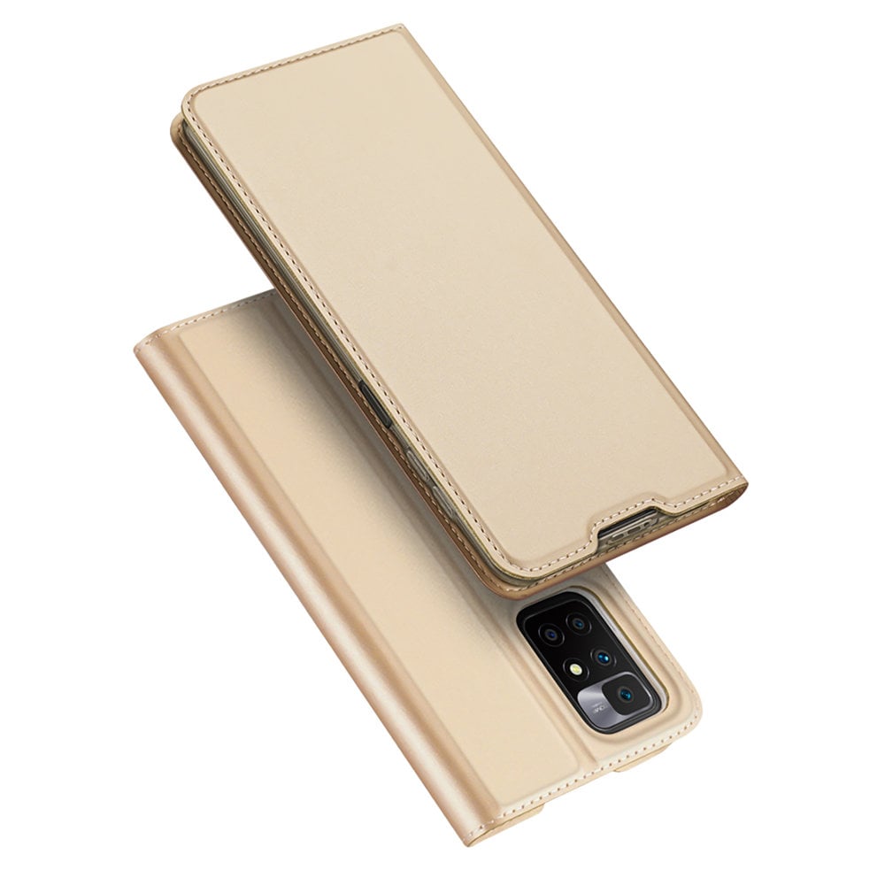 Dux Ducis Skin Pro-etui af reoltypen til Xiaomi Redmi 10 golden