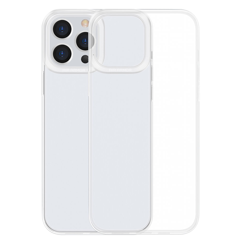 Baseus Simple Series Case gennemsigtigt geletui til iPhone 13 Pro Max gennemsigtigt (ARAJ000202)