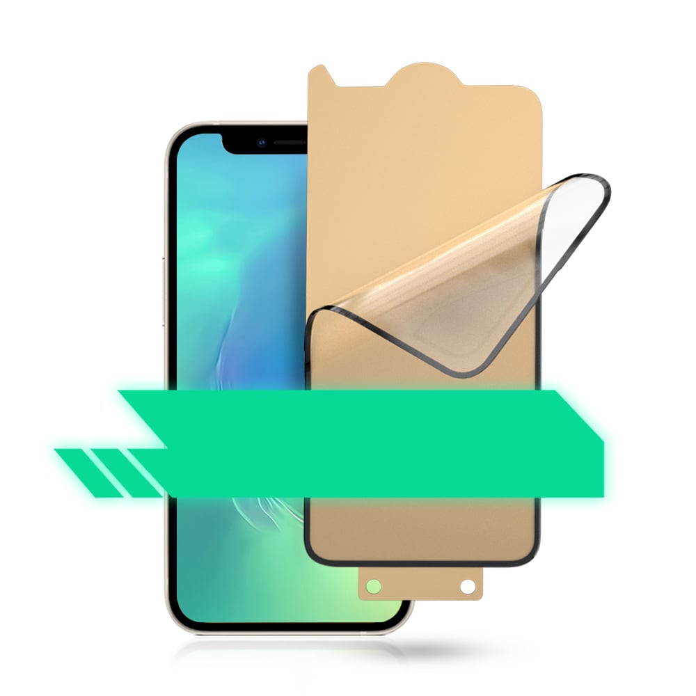 Bestsuit 6in1 sæt til iPhone 13 mini: etui, hærdet glas, beskyttelsesfilm, klude, aplikator (D30)
