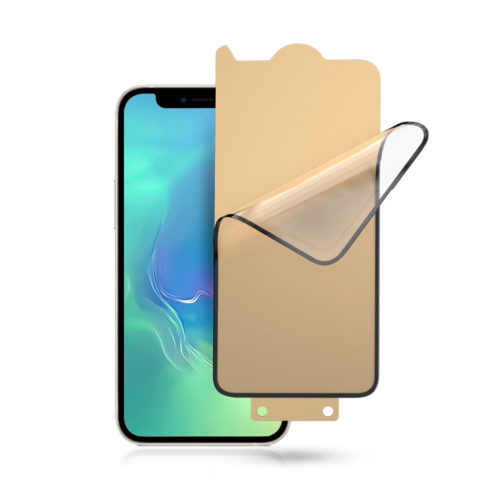 Bestsuit 6in1 sæt til iPhone 13 mini: etui, hærdet glas, beskyttelsesfilm, klude, aplikator (D30)
