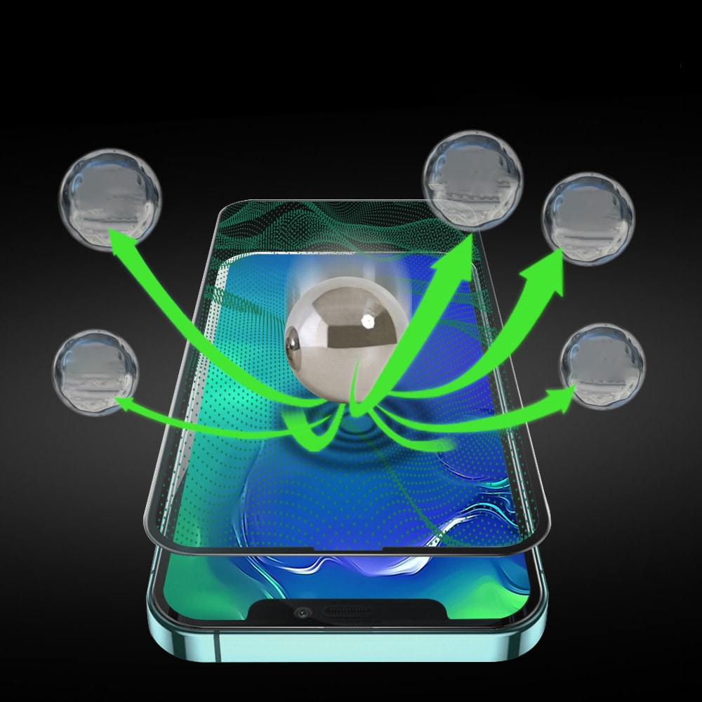 Bestsuit 6in1 sæt til iPhone 13 mini: etui, hærdet glas, beskyttelsesfilm, klude, aplikator (D30)