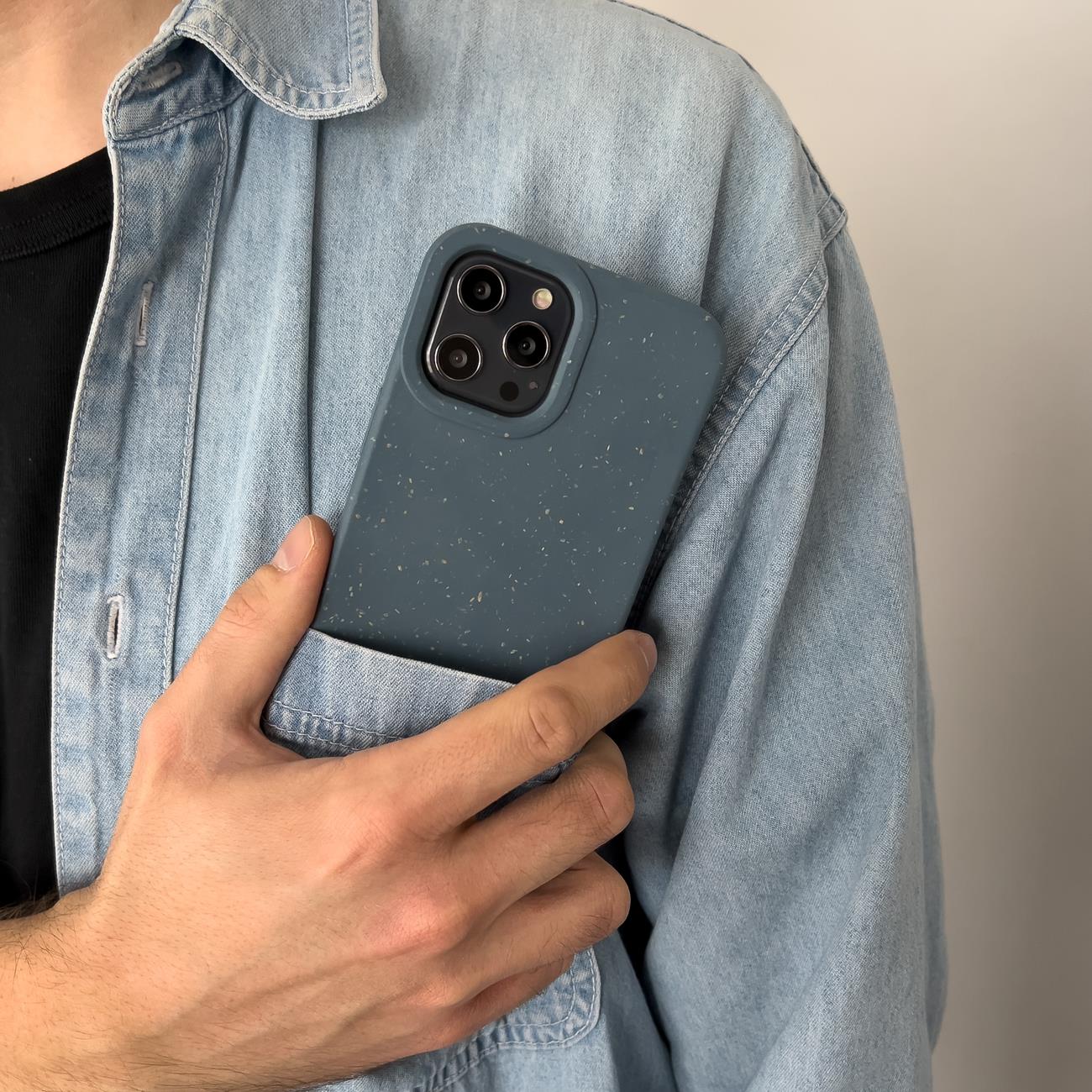 Eco Case Etui til iPhone 11 Pro Max Silikone cover Telefon cover Grøn
