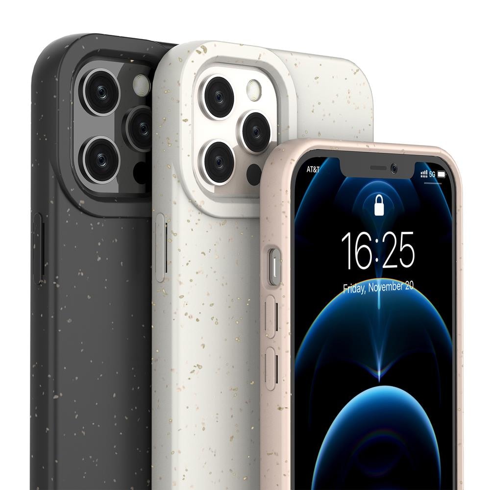 Eco Case Etui til iPhone 12 Pro Max Silikone Cover Telefonskal Mint
