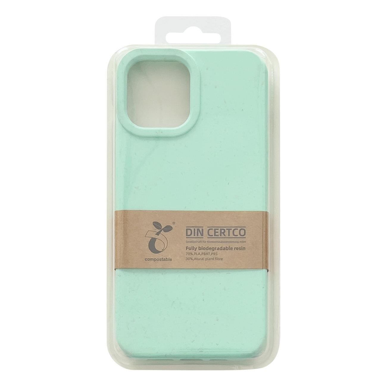Eco Case Etui til iPhone 12 Pro Max Silikone Cover Telefonskal Mint