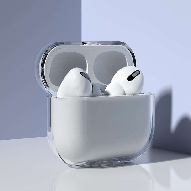 Etui til AirPods 3 hårdt og stærkt cover til gennemsigtige hovedtelefoner (etui A)