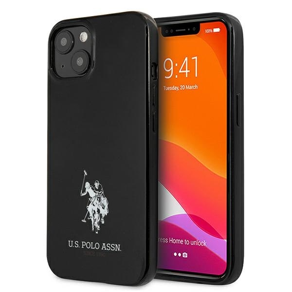 US Polo USHCP13SUMHK iPhone 13 mini 5,4" sort/sort hardcase Horses Logo