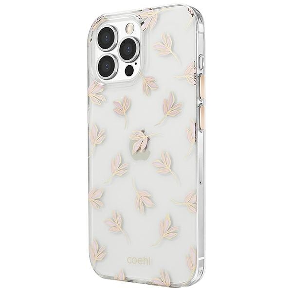 Uniq Coehl Fleur-etui til iPhone 13 Pro / iPhone 13 - pink