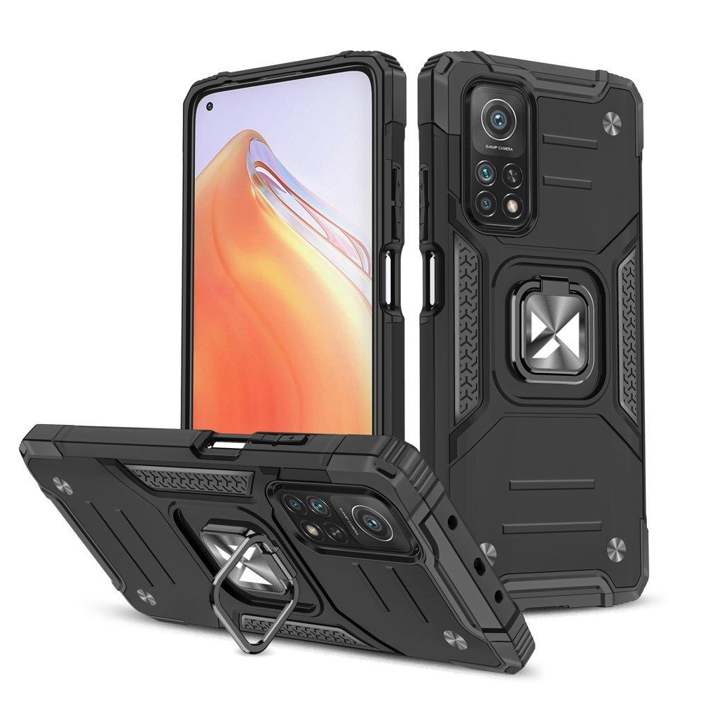 Wozinsky Ring Armor Tough Hybrid Case + Magnetic Mount for Mi Poco M4 Pro/Redmi Note 11/11T/11S 5G