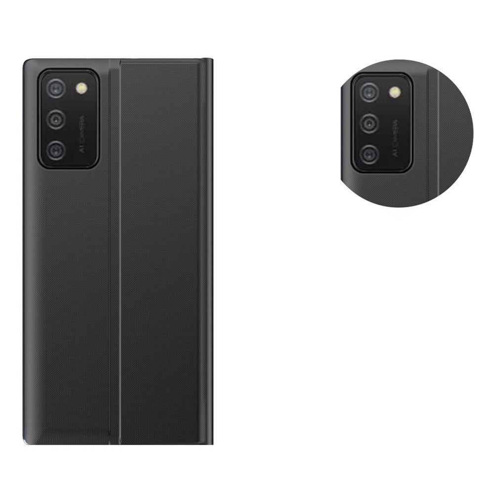 Nyt Sleep Case-cover med standerfunktion til Samsung Galaxy A03s (166.5) blå