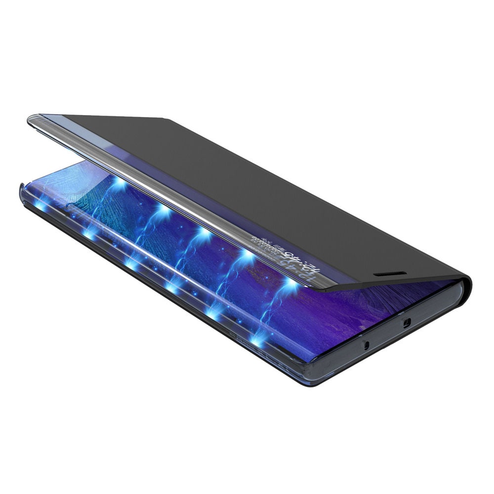 Nyt Sleep Case-cover med standerfunktion til Samsung Galaxy A03s (166.5) blå