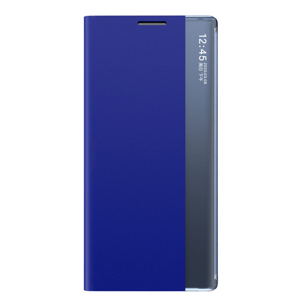Nyt Sleep Case-cover med standerfunktion til Samsung Galaxy A03s (166.5) blå