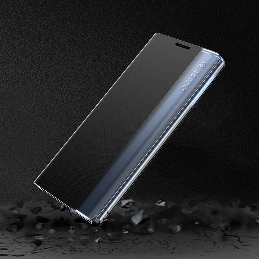 Nyt Sleep Case-cover med standerfunktion til Samsung Galaxy A03s (166.5) blå