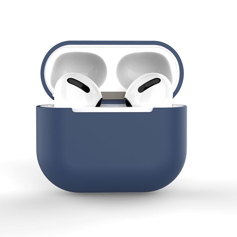 Etui til AirPods Pro blødt silikonecover til hovedtelefoner blå (Etui C)