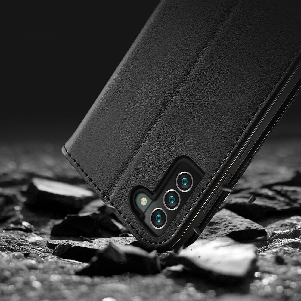 Dux Ducis Hivo Læder Flip Cover Ægte læderpung til Samsung Galaxy S22+ Blå