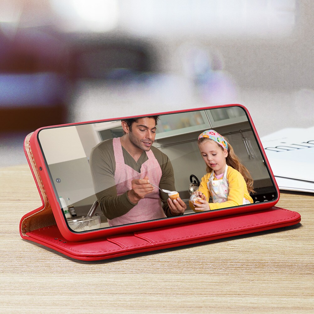 Dux Ducis Hivo Læder Flip Cover Ægte læderpung til Samsung Galaxy S22+ Blå
