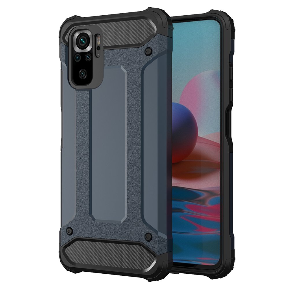 Hybrid Armor taske cover til Xiaomi Redmi Note 11 Pro + 5G / Mi11i HyperCharge / Poco X4 NFC 5G blå