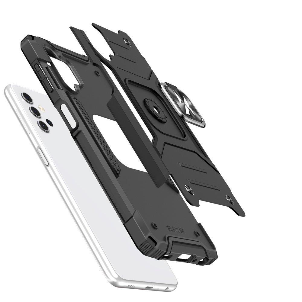 Wozinsky Ring Armor robust hybrid cover + magnetisk holder til Samsung Galaxy A73 rød