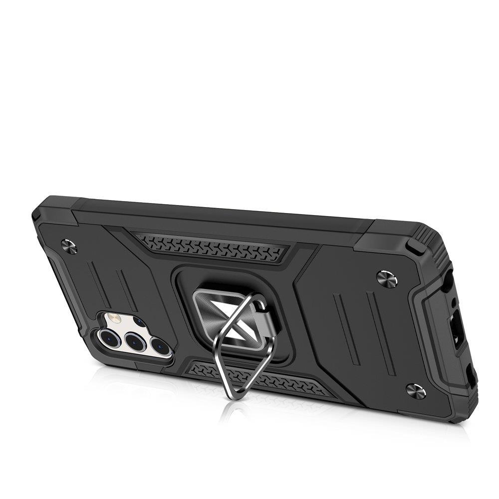 Wozinsky Ring Armor robust hybrid cover + magnetisk holder til Samsung Galaxy A73 blå