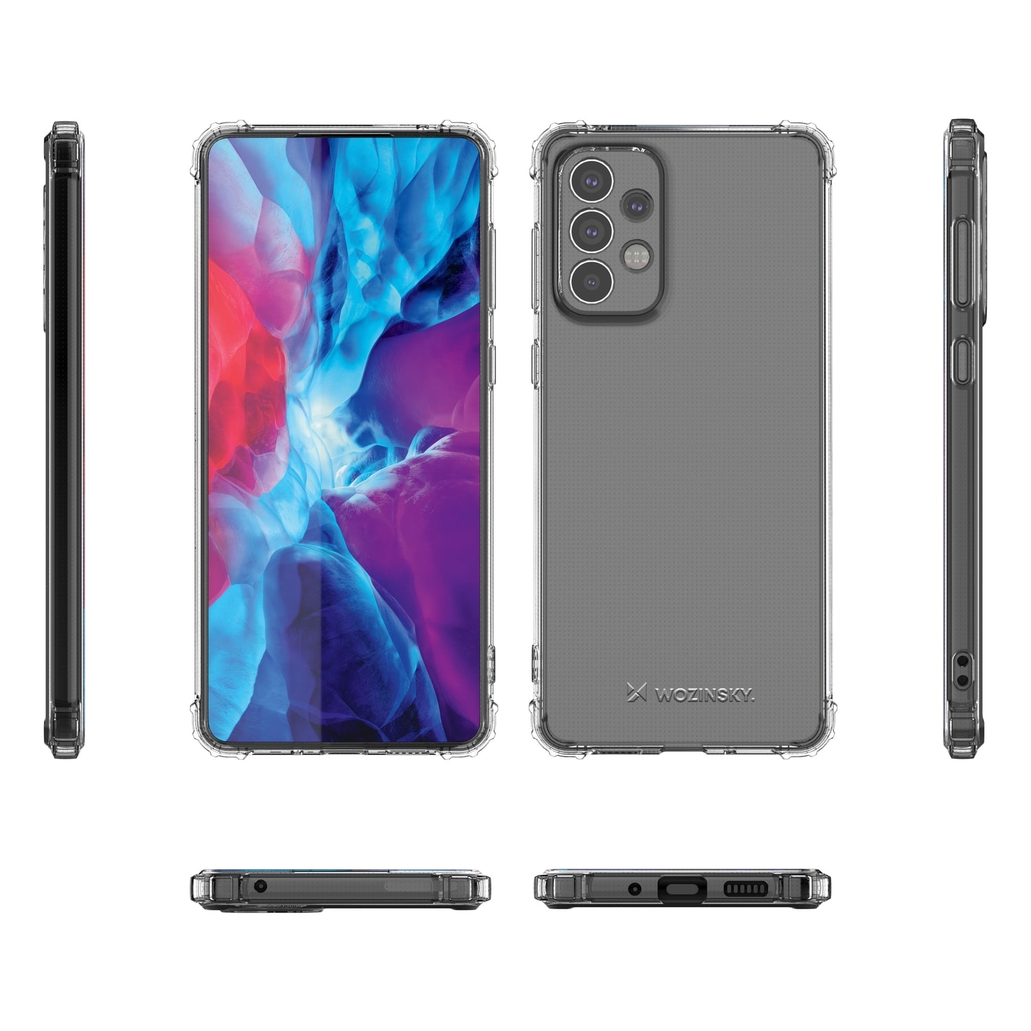 Wozinsky Anti Shock Armored Case til Samsung Galaxy A73 transparent