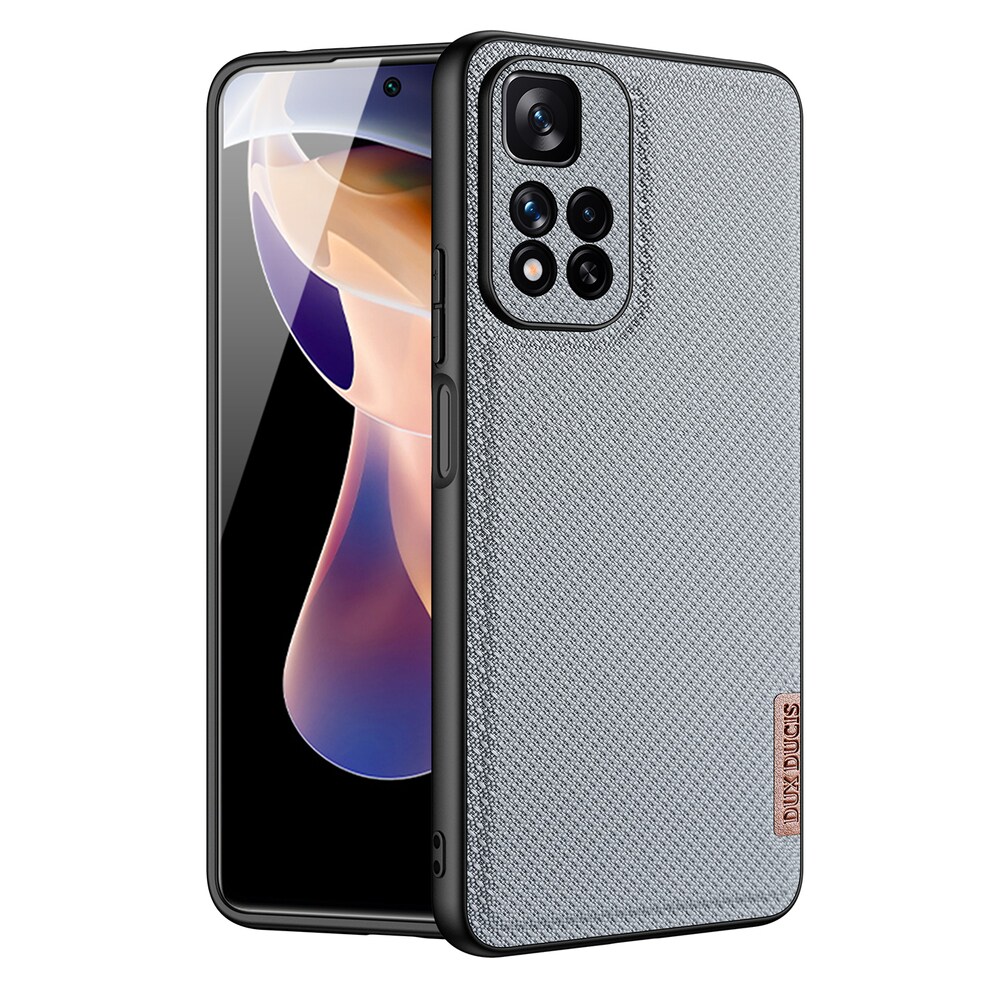 Dux Ducis Fino nylon cover til Xiaomi Redmi Note 11 Pro+ 5G / 11 Pro 5G / Mi11i / Poco X4 NFC blå