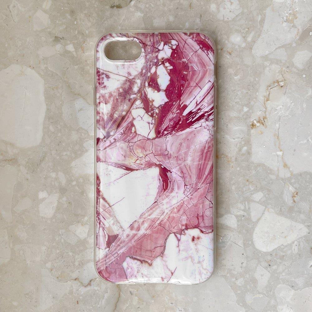 Wozinsky Marmor TPU cover gel marmor til Samsung Galaxy A73 pink