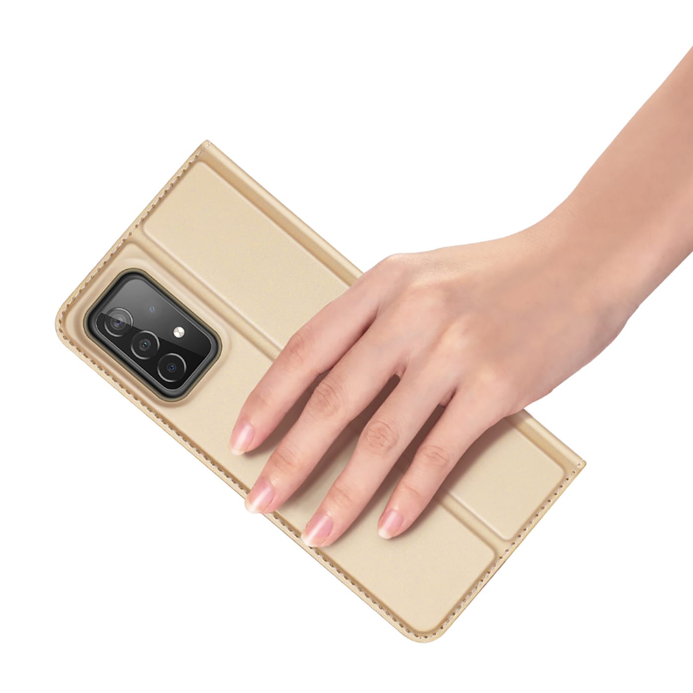 Dux Ducis Skin Pro Holster Cover Flip Cover til Samsung Galaxy A73 guld