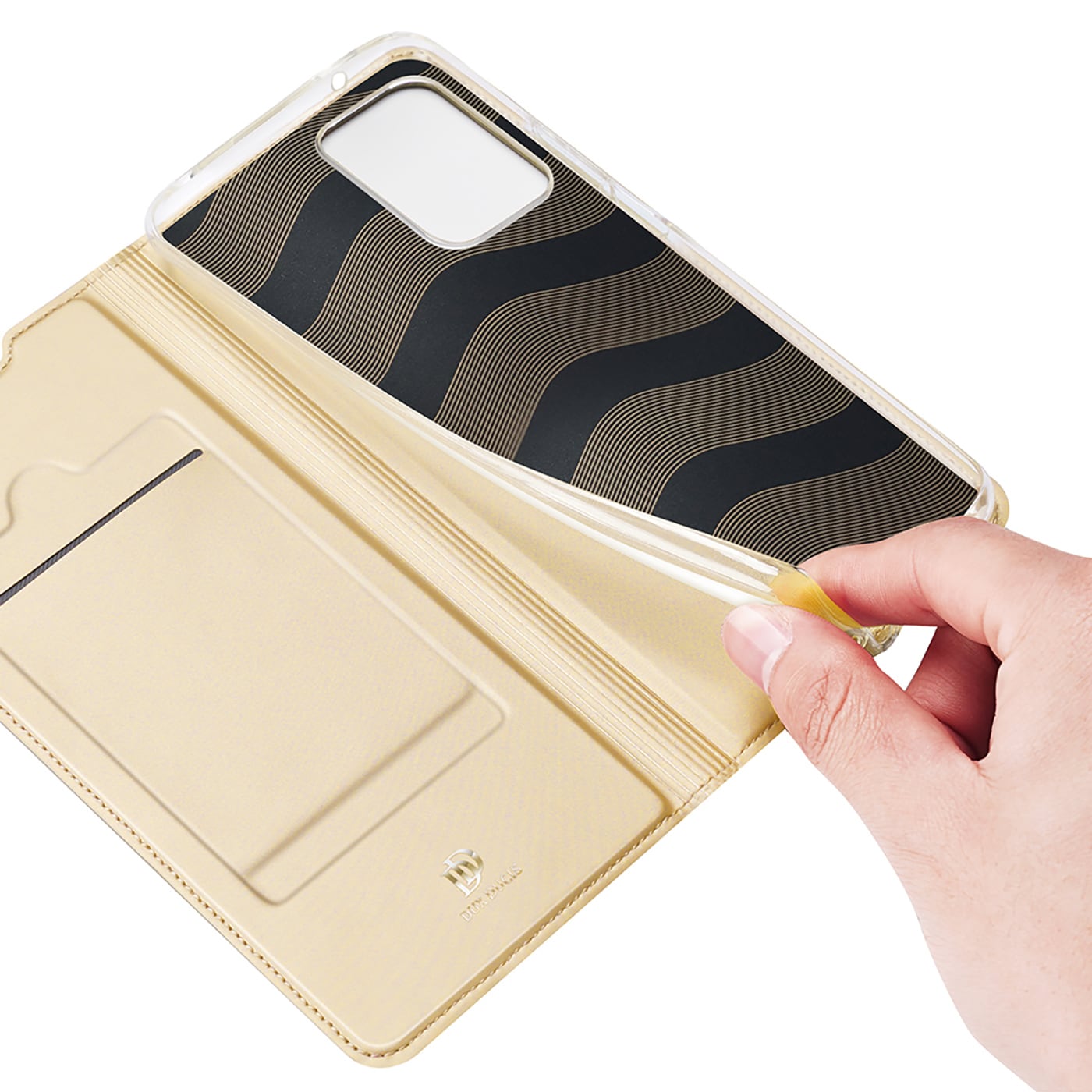 Dux Ducis Skin Pro Holster Cover Flip Cover til Samsung Galaxy A73 guld