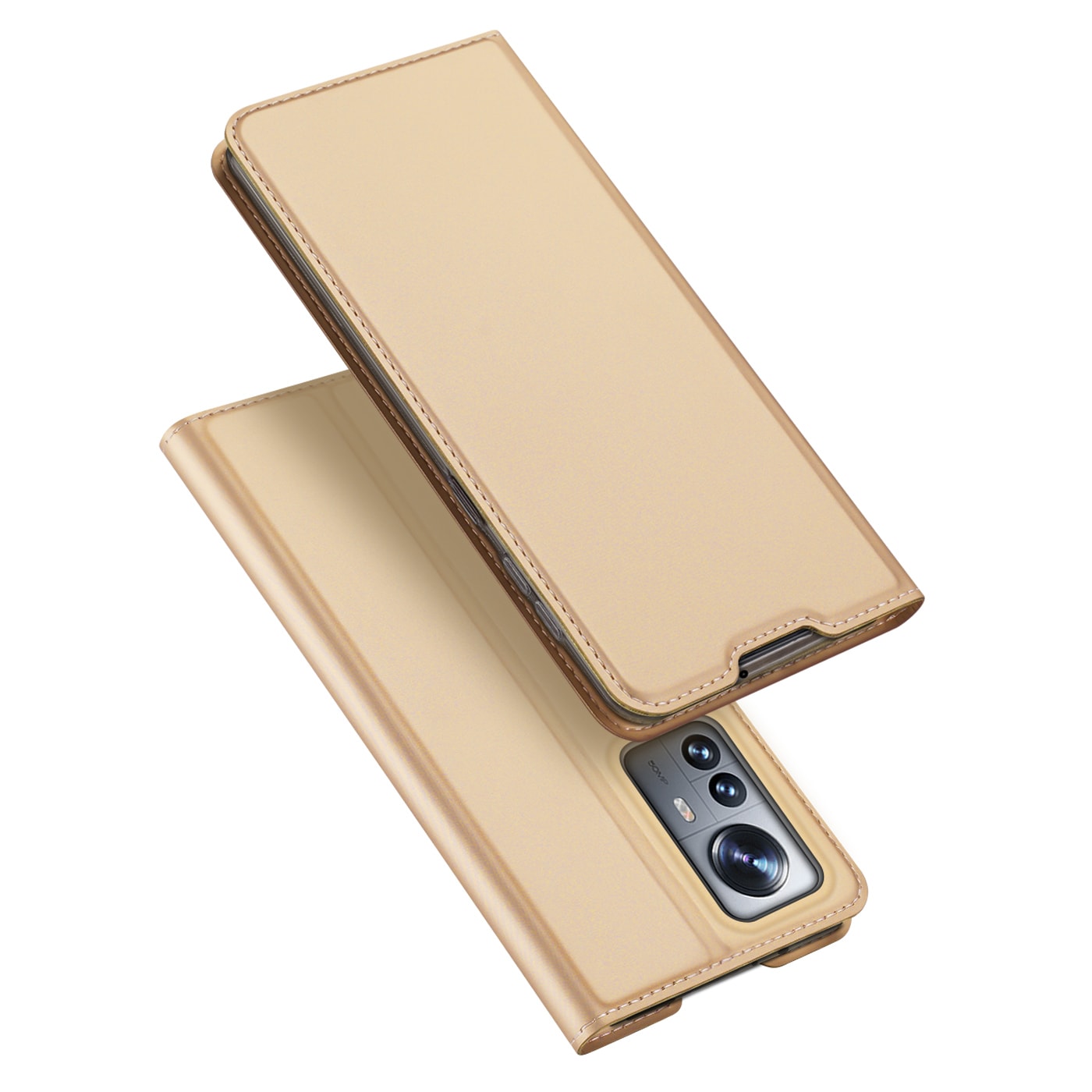 Dux Ducis Skin Pro Holster Cover Flip Cover til Xiaomi 12 Pro guld