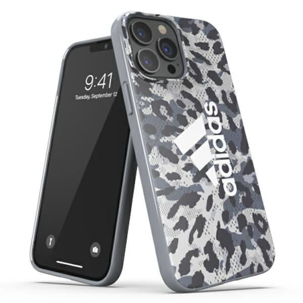 Adidas OR SnapCase Leopard-etui til iPhone 13 Pro Max - grå