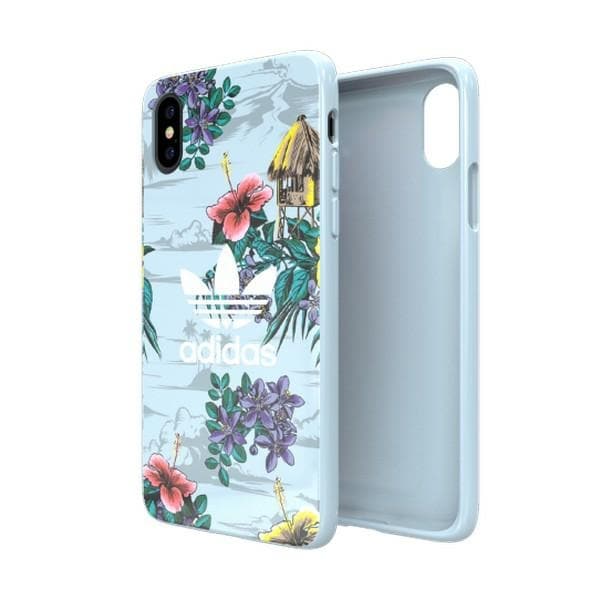 Adidas OR SnapCase Floral etui til iPhone X / Xs - grå