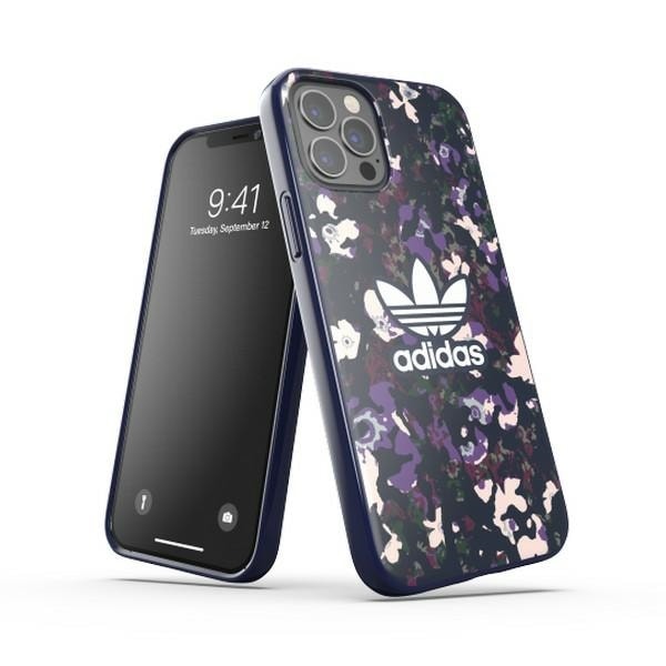 Adidas OR SnapCase Graphic-etui til iPhone 12 Pro / iPhone 12 - lilla