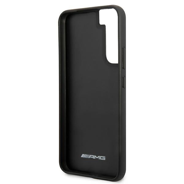 AMG Carbon Stripe&Embossed-etui til Samsung Galaxy S22+ - Sort