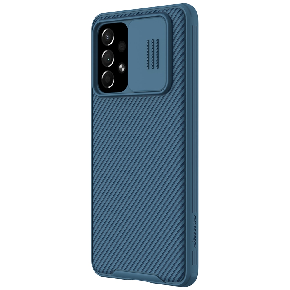 Nillkin CamShield Pro Etui Panseret etui Cover Kamerabeskyttelse til Samsung Galaxy A73 Blå
