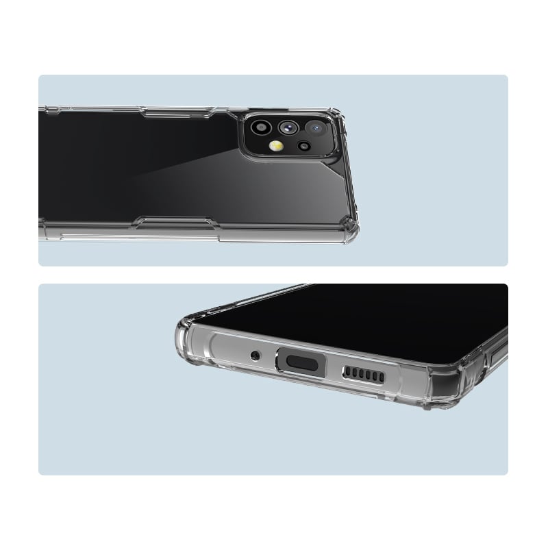 Nillkin Nature Pro-etui til Samsung Galaxy A73 pansret cover gennemsigtigt cover