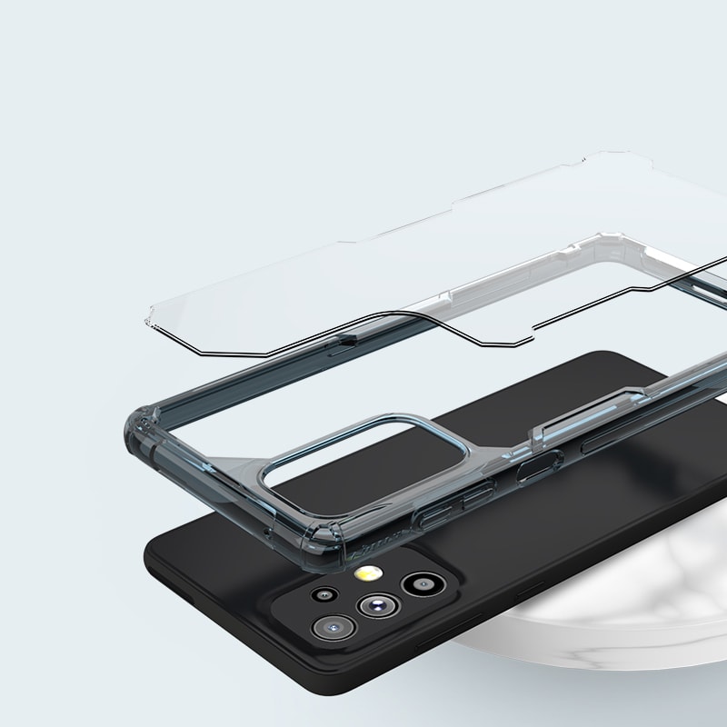 Nillkin Nature Pro-etui til Samsung Galaxy A73 pansret cover gennemsigtigt cover