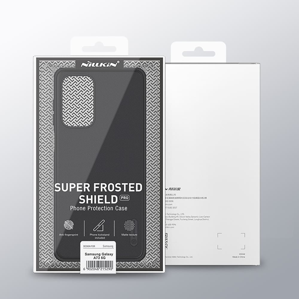 Nillkin Super Frosted Shield Pro holdbart cover til Samsung Galaxy A73 sort