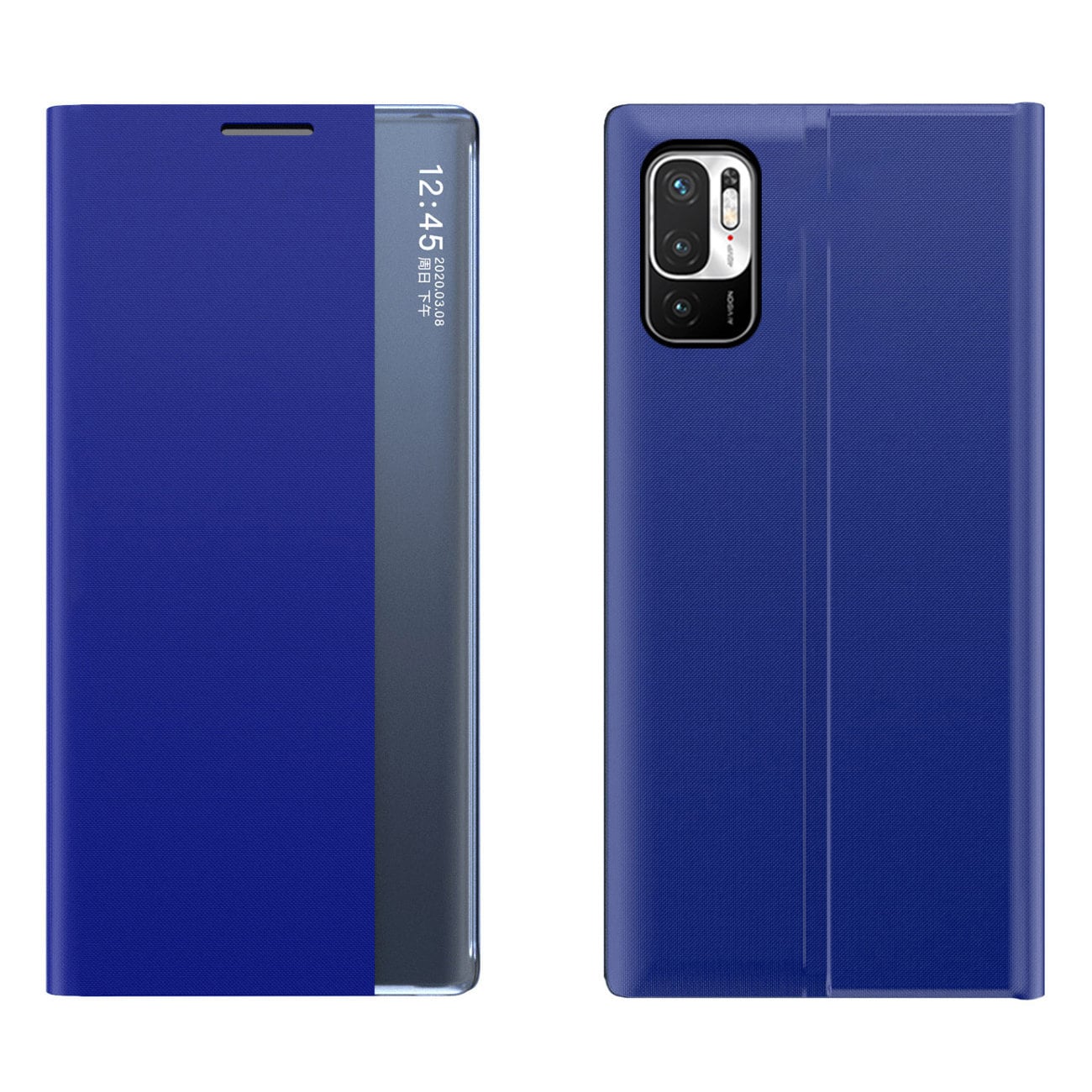 Nyt Sleep Case Flip Cover til Xiaomi Redmi Note 11 Pro 5G / 11 Pro blå