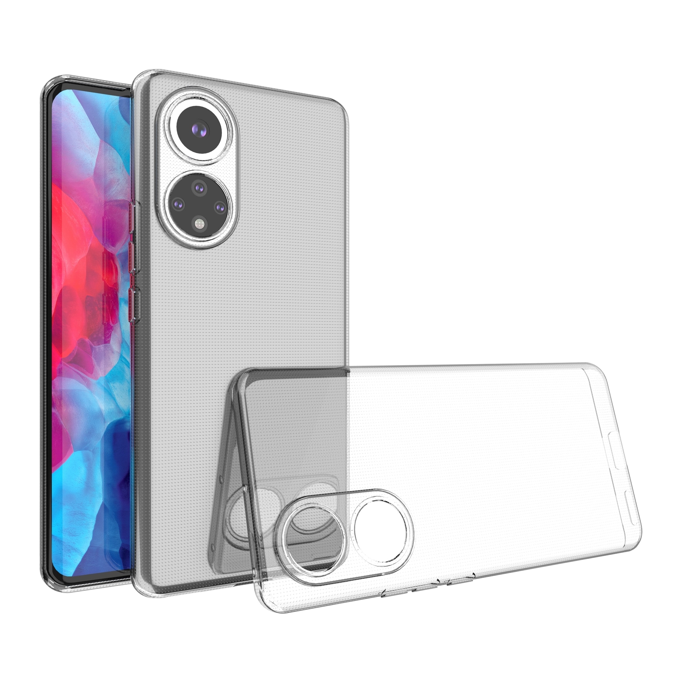 Ultraklart 0,5 mm Honor 50 Pro-gelcover, gennemsigtigt
