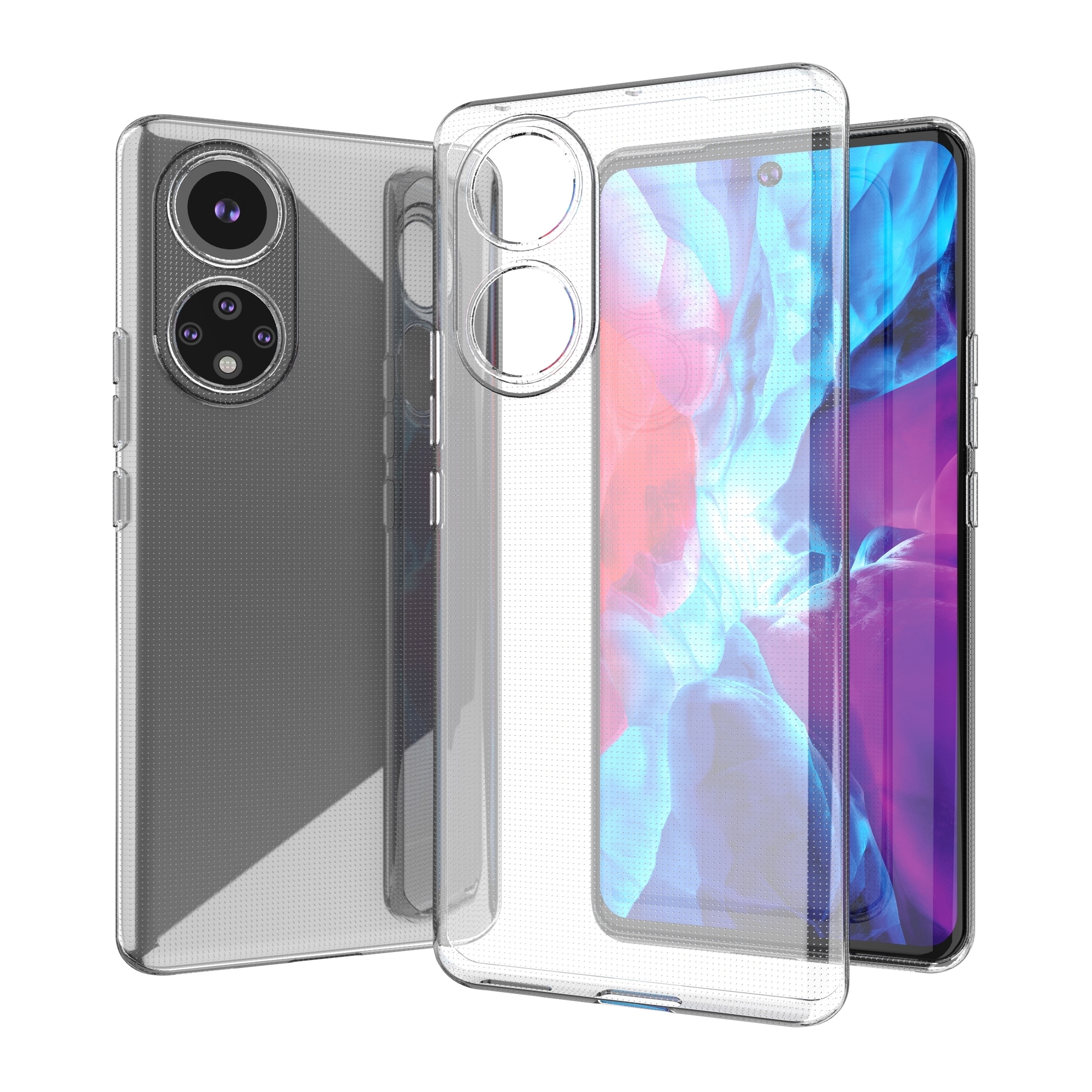 Ultraklart 0,5 mm Honor 50 Pro-gelcover, gennemsigtigt